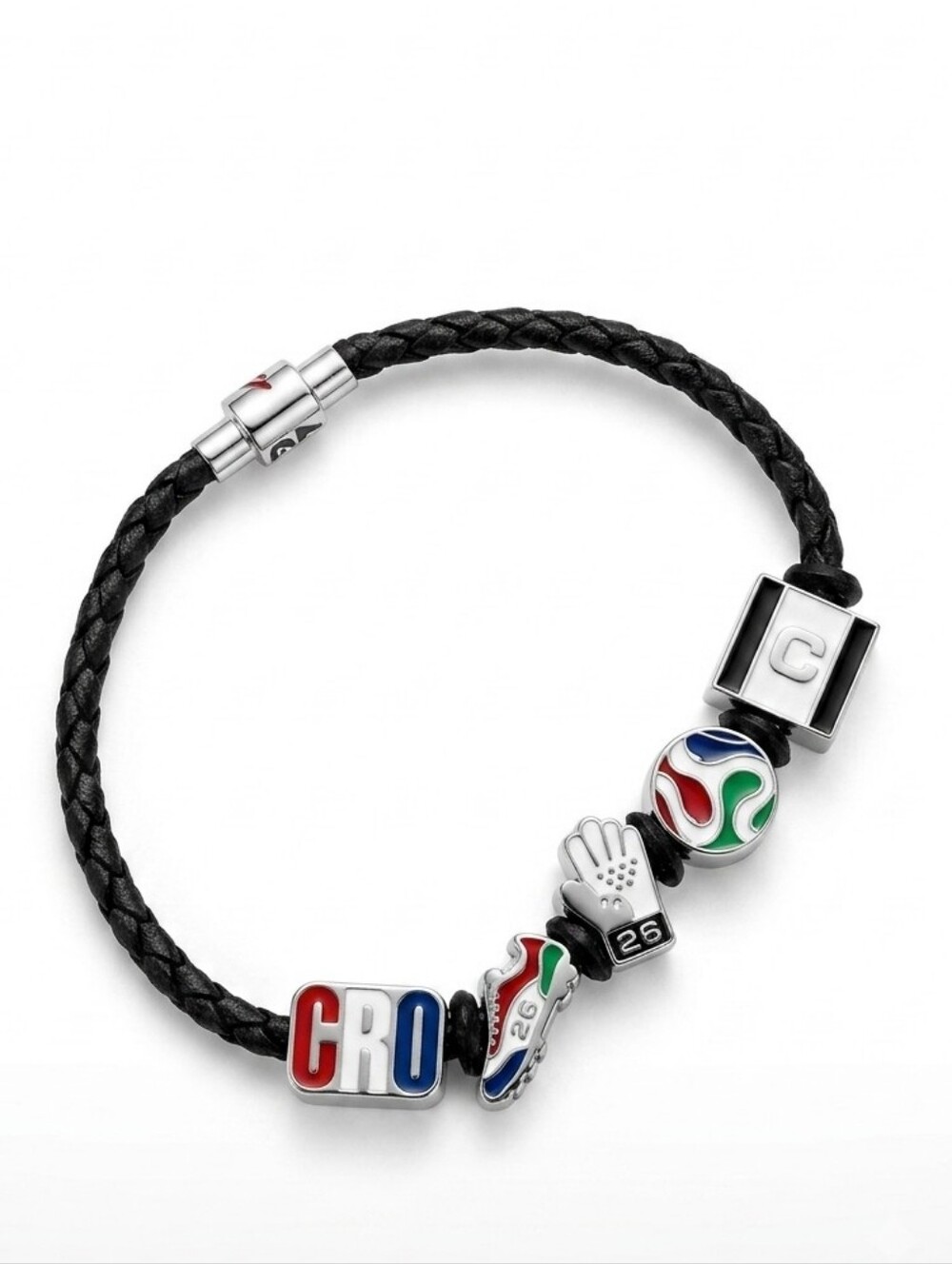 2026 FIFA World Cup Bank Of America Croatia Fan Band Charm Bracelet- Sz S Or L